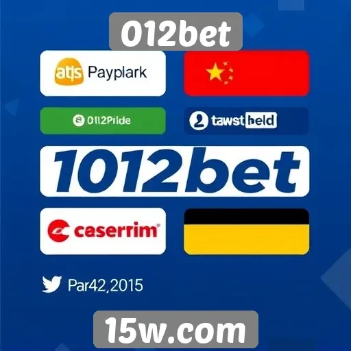 Métodos de pagamento disponíveis na 012bet