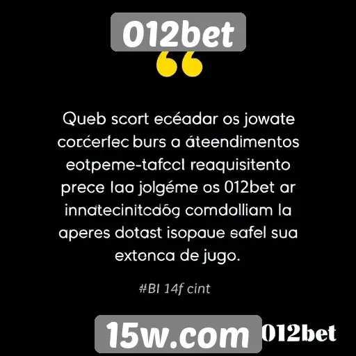 Opiniões de jogadores sobre o atendimento ao cliente 012bet